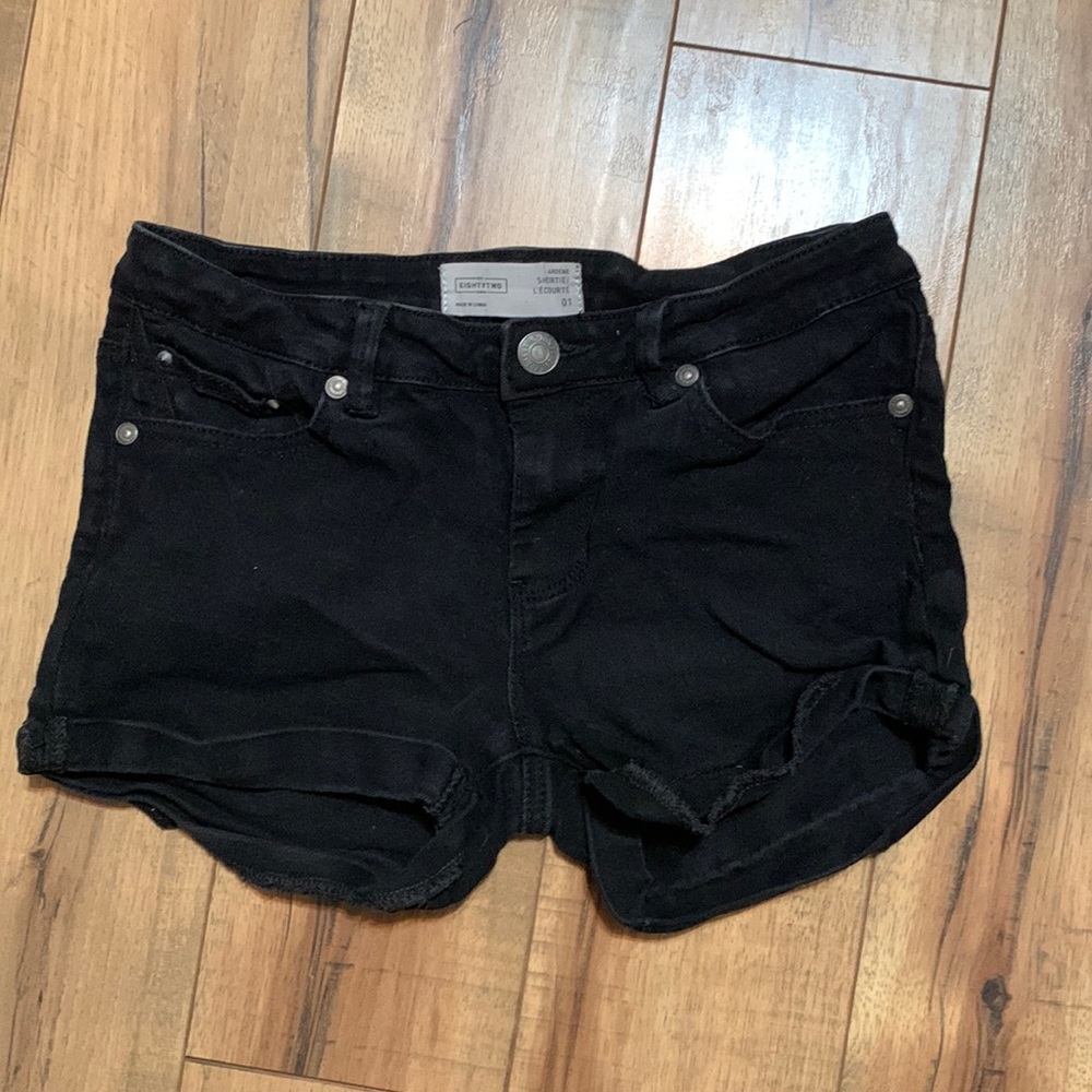 Ardene shortie black shorts size 1